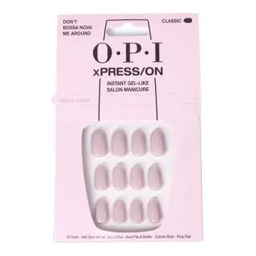 xPRESS/ON Kit Complet de Pose de Faux Ongles Don't Bossa Nova me Around - OPI - Maquillage - Visuel 1