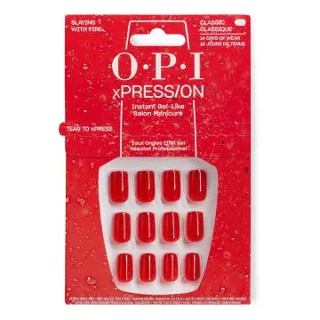 Make 'Em Jelly xPRESS/ON - Kit Complet de Pose de Faux Ongles Slaying with Fire - OPI - Maquillage - Visuel 1