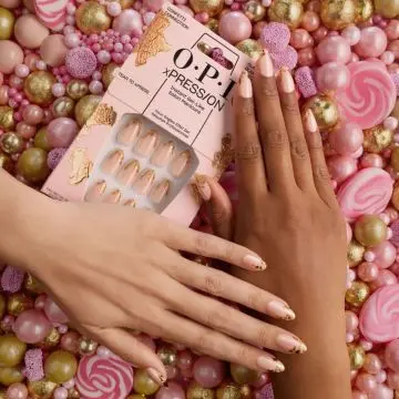 Good Enough to Treat xPRESS/ON - Kit Complet de Pose de Faux Ongles Confetti Connection - OPI - Maquillage - Visuel 4