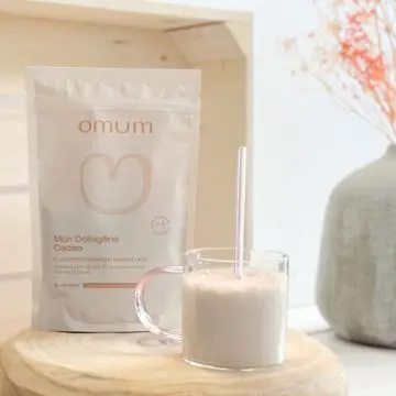Mon Collagène Cacao Complément Alimentaire Elasticité, Hydratation de la peau & Signes de l'Âge 180g - Omum - Soin - Visuel 3