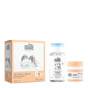 Coffret Mes Soins à Bisous Soin Visage 4-6 ans Soin 30 ml + Nettoyant 150 ml - Ouate - Soin - Visuel 1