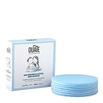Mes débarbouillettes zéro déchet Lingettes Lavables éco-responsables 7 pièces  - Ouate - Accessoire - Visuel 1