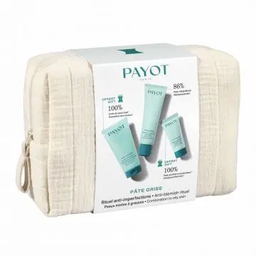 Trousse Pâte Grise Masque, Gelée Nettoyante & Émulsion Hydratante Visage  - Payot - Soin - Visuel 2