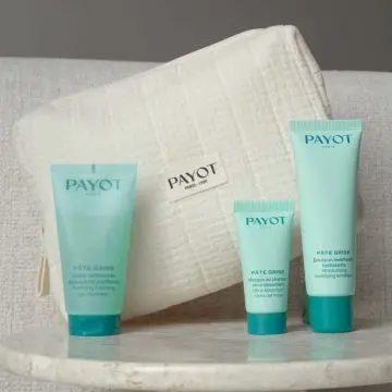 Trousse Pâte Grise Masque, Gelée Nettoyante & Émulsion Hydratante Visage  - Payot - Soin - Visuel 3