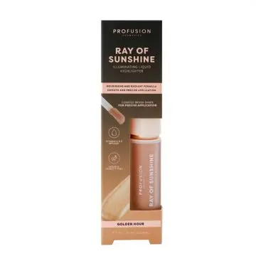 Ray of Sunshine Liquid Highlighter Golden Hour - PROFUSION - Maquillage - Visuel 2