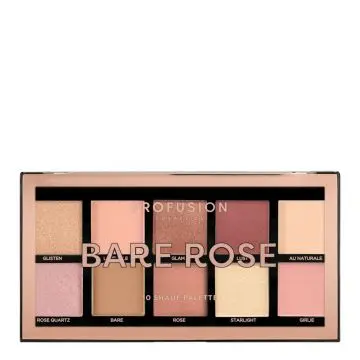 Bare Rose Palette de Fards à Paupières 10 Teintes - Profusion - Maquillage - Visuel 1