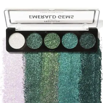 Glitter Esmerald Gems Palette Yeux  - PROFUSION - Maquillage - Visuel 3