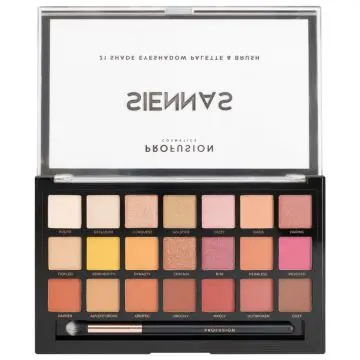 Siennas Palette Yeux  21 Teintes - PROFUSION - Maquillage - Visuel 2