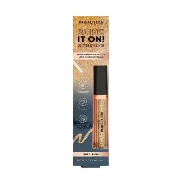 Bling It On Eyeliner Pailleté Eyeliner Gold Rush - PROFUSION - Maquillage - Visuel 3