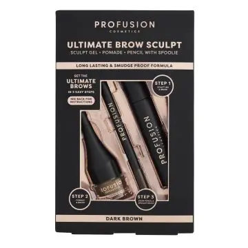 Ultimate Brow Sculpt Kit sourcils Châtain Foncé - Profusion - Maquillage - Visuel 1
