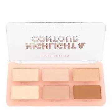 Highlight & Contour Palette d'Illuminateurs & Contouring 6 Teintes - Profusion - Maquillage - Visuel 2