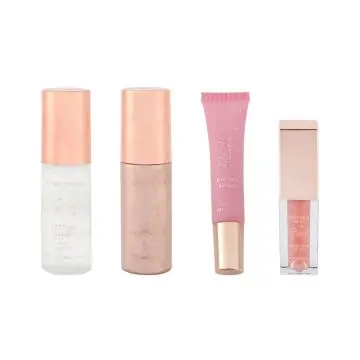 Coffret Glow Icons Spray Fixateur, Highlighter Liquide, Primer Pailleté & Huile à Lèvres  - Profusion - Maquillage - Visuel 2 Coffret Glow Icons Spray Fixateur, Highlighter Liquide, Primer Pailleté & Huile à Lèvres  - Profusion - Maquillage - Visuel 2