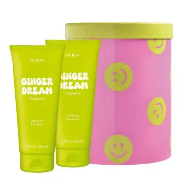 Coffret Happy Box Gel Douche & Lait Corps Ginger Dream - Pupa - Soin - Visuel 1 Coffret Happy Box Gel Douche & Lait Corps Ginger Dream - Pupa - Soin - Visuel 1