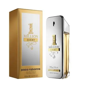 1 Million Lucky Eau de Toilette Vaporisateur 100ml - Rabanne - Parfum - Visuel 2