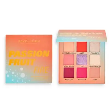 Makeup Revolution Hot Shot Passion Fire Eyeshadow Palette Palette de fard à paupières  Palette 9 teintes - Makeup Revolution - Maquillage - Visuel 1