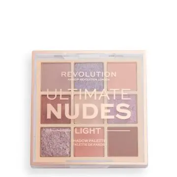 PALETTE ULTIMATE NUDE LIGHT Ombres à paupières Palette couleurs nudes - Makeup Revolution - Maquillage - Visuel 1