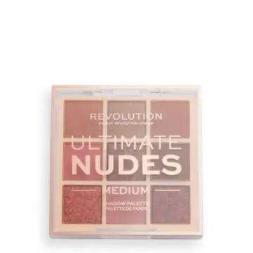 PALETTE ULTIMATE NUDE MEDM Ombres à paupières Palette couleurs nudes - Makeup Revolution - Maquillage - Visuel 1