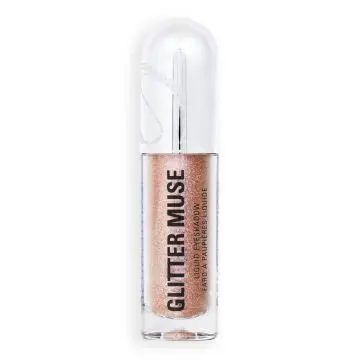 Glitter Muse Fard à Paupières Liquide Doré - Makeup Revolution - Maquillage - Visuel 1
