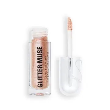 Glitter Muse Fard à Paupières Liquide Doré - Makeup Revolution - Maquillage - Visuel 2