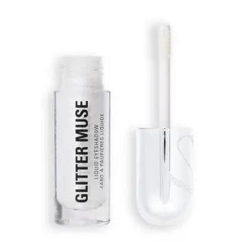 Glitter Muse Fard à Paupières Liquide Argent - Makeup Revolution - Maquillage - Visuel 2