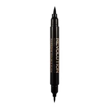 AWESOME DOUBLE FLICK EYELINER Eyeliner Double Flick - Makeup Revolution - Maquillage - Visuel 2