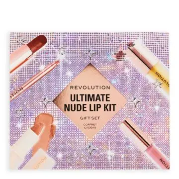 Coffret Ultimate Nude Lip 6 Essentiels Maquillage pour les Lèvres  - Makeup Revolution - Maquillage - Visuel 2