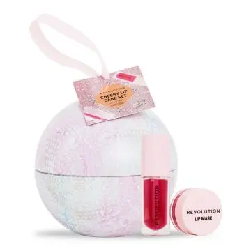 Coffret Cherry Lip Care Huile & Masque pour les Lèvres  - Makeup Revolution - Maquillage - Visuel 1