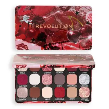 Forever Flawless Cherry Rebel Palette de Fards à Paupières  - Makeup Revolution - Maquillage - Visuel 1