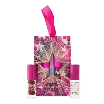 Coffret Pout Bomb Duo de Gloss à Lèvres  - Makeup Revolution - Maquillage - Visuel 1