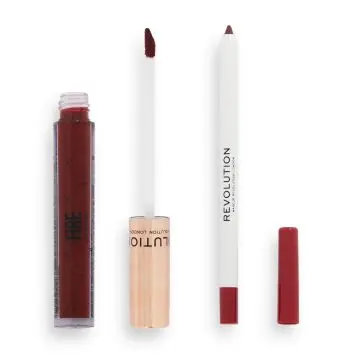 Fantasy Fire Lip Kit Rouge à lèvres  - Makeup Revolution - Maquillage - Visuel 2