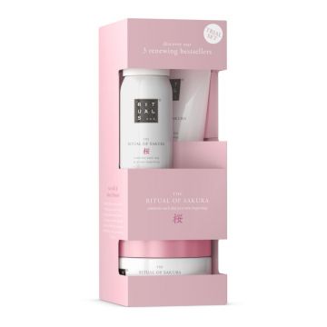 Coffret The Ritual of Sakura Mousse de Douche, Gommage & Crème Corps  - Rituals - Soin - Visuel 1