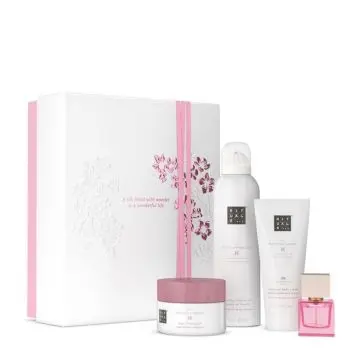 Coffret The Ritual of Sakura Mousse de Douche, Crème et Gommage Corps & Parfum  - Rituals - Soin - Visuel 1
