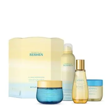 Coffret The Ritual of Seshen Mousse de Douche, Gommage et Gel Corps & Brume Corps et Cheveux  - Rituals - Soin - Visuel 1