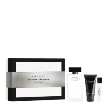 Coffret For Her Pure Musc Eau de Parfum 100ml, Lait Corps & Format Voyage  - Narciso Rodriguez - Parfum - Visuel 1