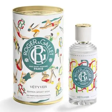 Coffret Vétyver - Édition Sport 2024 Eau Parfumée Bienfaisante 100ml  - Roger & Gallet - Parfum - Visuel 2