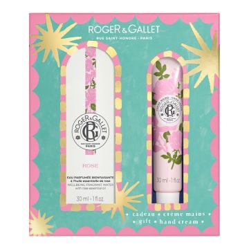 Coffret Rose Eau Parfumée 30ml & Crème Mains  - Roger & Gallet - Parfum - Visuel 1