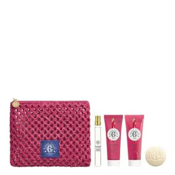 Trousse Gingembre Rouge Eau Parfumée, Lait Corps, Gel Douche & Savon  - Roger & Gallet - Parfum - Visuel 2