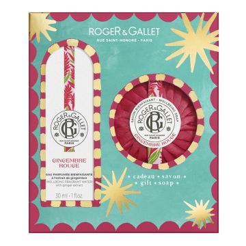 Coffret Gingembre Rouge Eau Parfumée 30ml & Savon  - Roger & Gallet - Parfum - Visuel 1