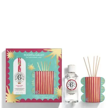 Coffret Gingembre Rouge Eau Parfumée 100ml & Diffuseur d'Ambiance  - Roger & Gallet - Soin - Visuel 2