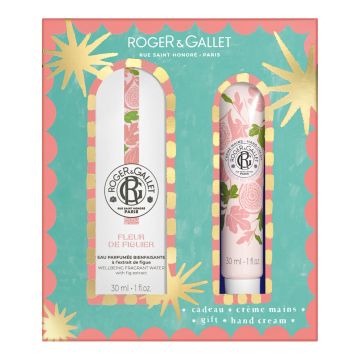 Coffret Fleur de Figuier Eau Parfumée 30ml & Crème Mains  - Roger & Gallet - Parfum - Visuel 1