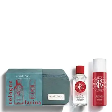 Trousse Jean Marie Farina Eau de Cologne 100ml & Déodorant Spray  - Roger & Gallet - Parfum - Visuel 2