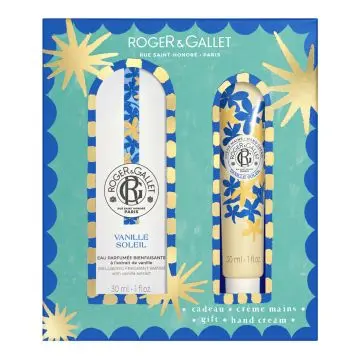 Coffret Vanille Soleil Eau Parfumée 30ml & Crème Mains  - Roger & Gallet - Parfum - Visuel 1