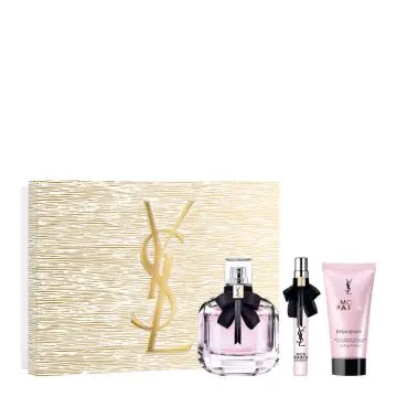 Coffret Mon Paris Eau de Parfum 90ml, Lait Corps & Format Voyage  - Yves Saint Laurent - Parfum - Visuel 1