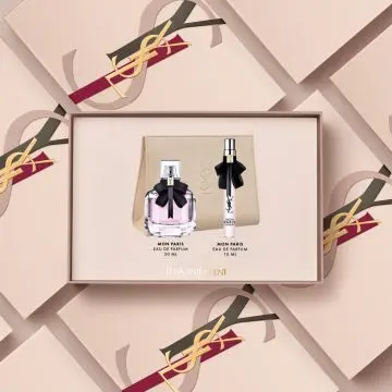 Coffret Mon Paris Eau de Parfum 50ml, Format Voyage & Trousse  - Yves Saint Laurent - Parfum - Visuel 3