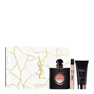 Coffret Black Opium Eau de Parfum 50ml, Miniature & Lait corps  - Yves Saint Laurent - Parfum - Visuel 1