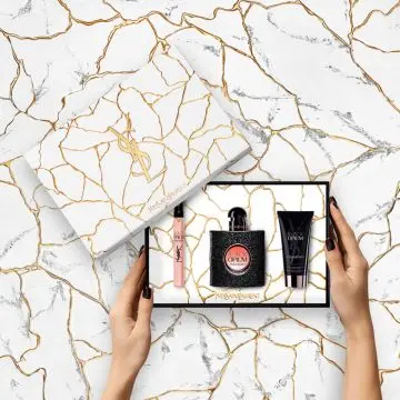 Coffret Black Opium Eau de Parfum 50ml, Miniature & Lait corps  - Yves Saint Laurent - Parfum - Visuel 2
