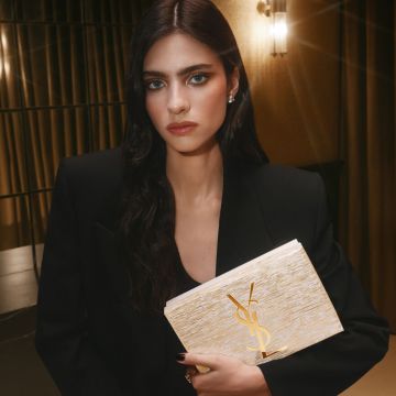 Coffret Opium Eau de Parfum 90ml, Mascara, Rouge à Lèvres & Pochette  - Yves Saint Laurent - Parfum - Visuel 4