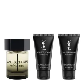 Coffret La Nuit de l'Homme Eau de Toilette 100ml & 2 Gels Douche  - Yves Saint Laurent - Parfum - Visuel 2