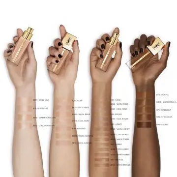 TOUCHE ÉCLAT LE TEINT Fond de Teint Fluide Naturel Beige Doré 25 - Yves Saint Laurent - Maquillage - Visuel 3