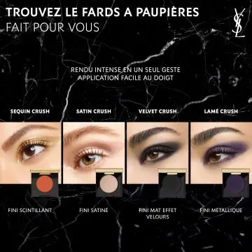 Velvet Crush Ombre à Paupières  Mono N°33 UNCONVENTIONAL BROWN - Yves Saint Laurent - Maquillage - Visuel 4